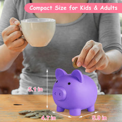 Bottom knob gives safe, easy coin retrieval.