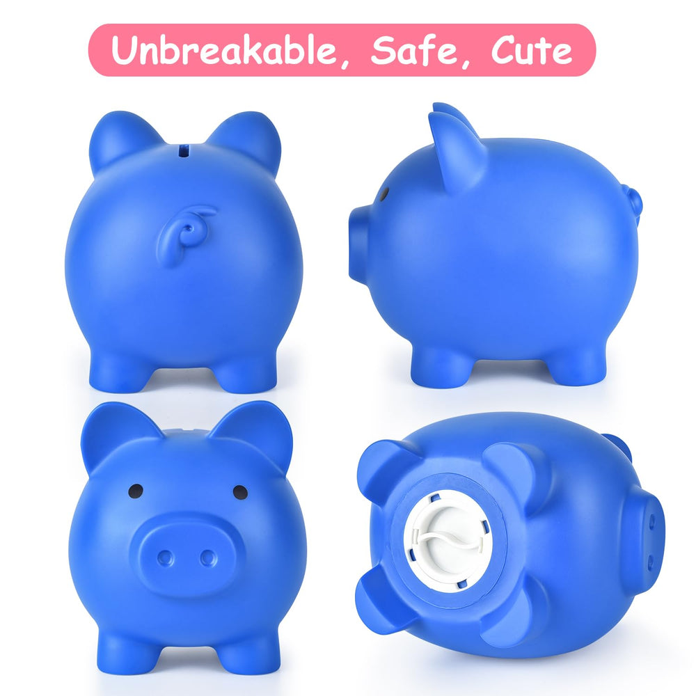 PJDRLLC piggy bank bottom stopper view highlights simple money retrieval.