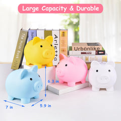 PJDRLLC kids saving with piggy bank demonstrates practical gift idea.