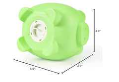 Medium-size PJDRLLC piggy bank is ideal for young savers to carry.