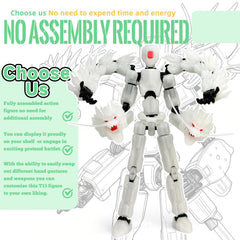 3D printed dragon accent adds a unique focal point.