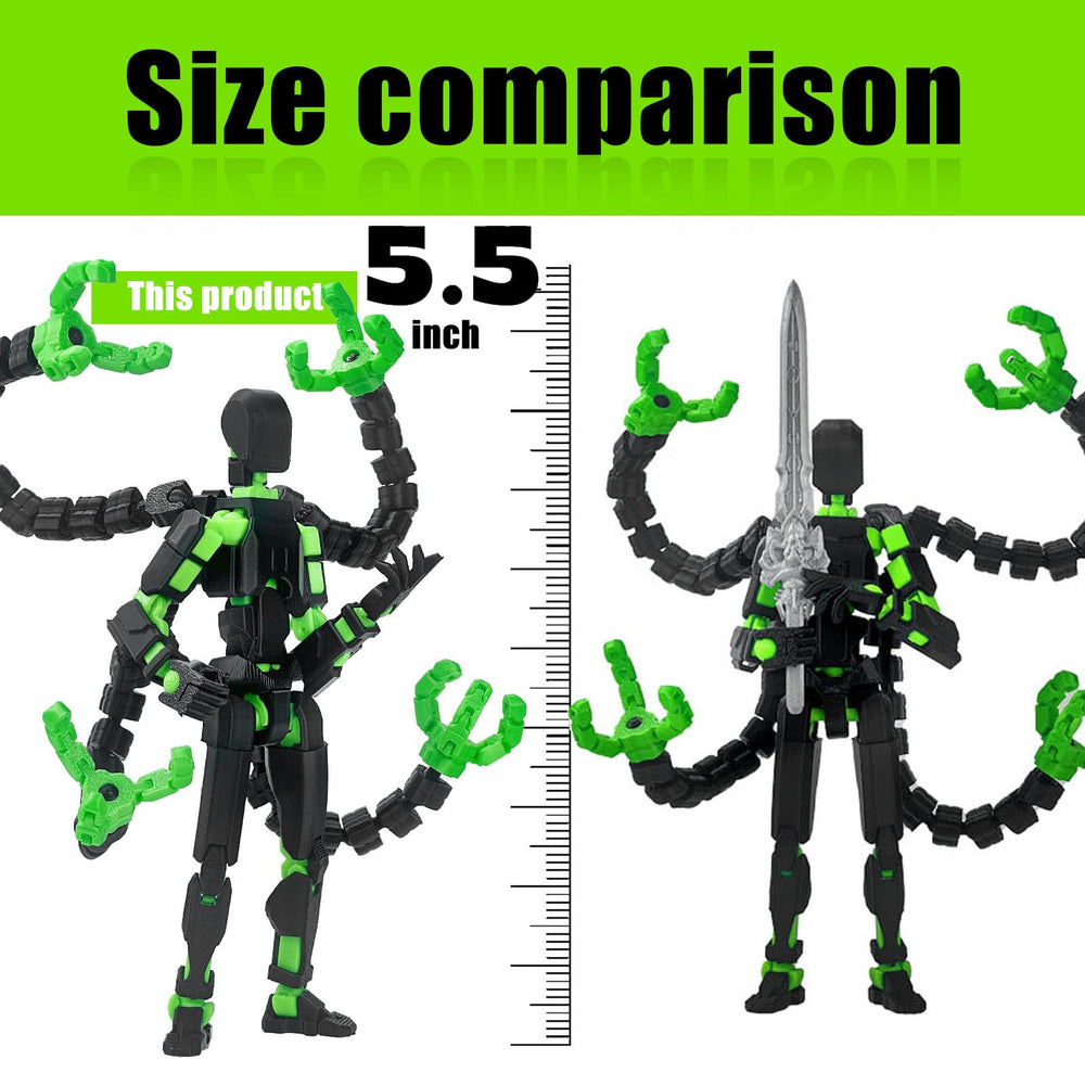 PkghoKids T13 weapon options highlighted for customizable action scenes.