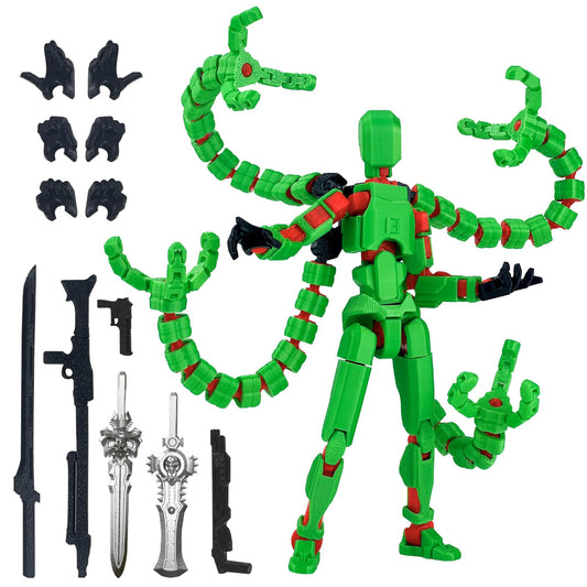 PkghoKids T13 assembled accessories ready for display and creative posing.