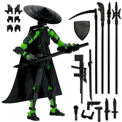 PkghoKids T13 assembled action figure in dynamic pose for display and photography.