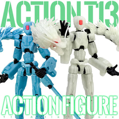 Multi-jointed movability supports creative posing.