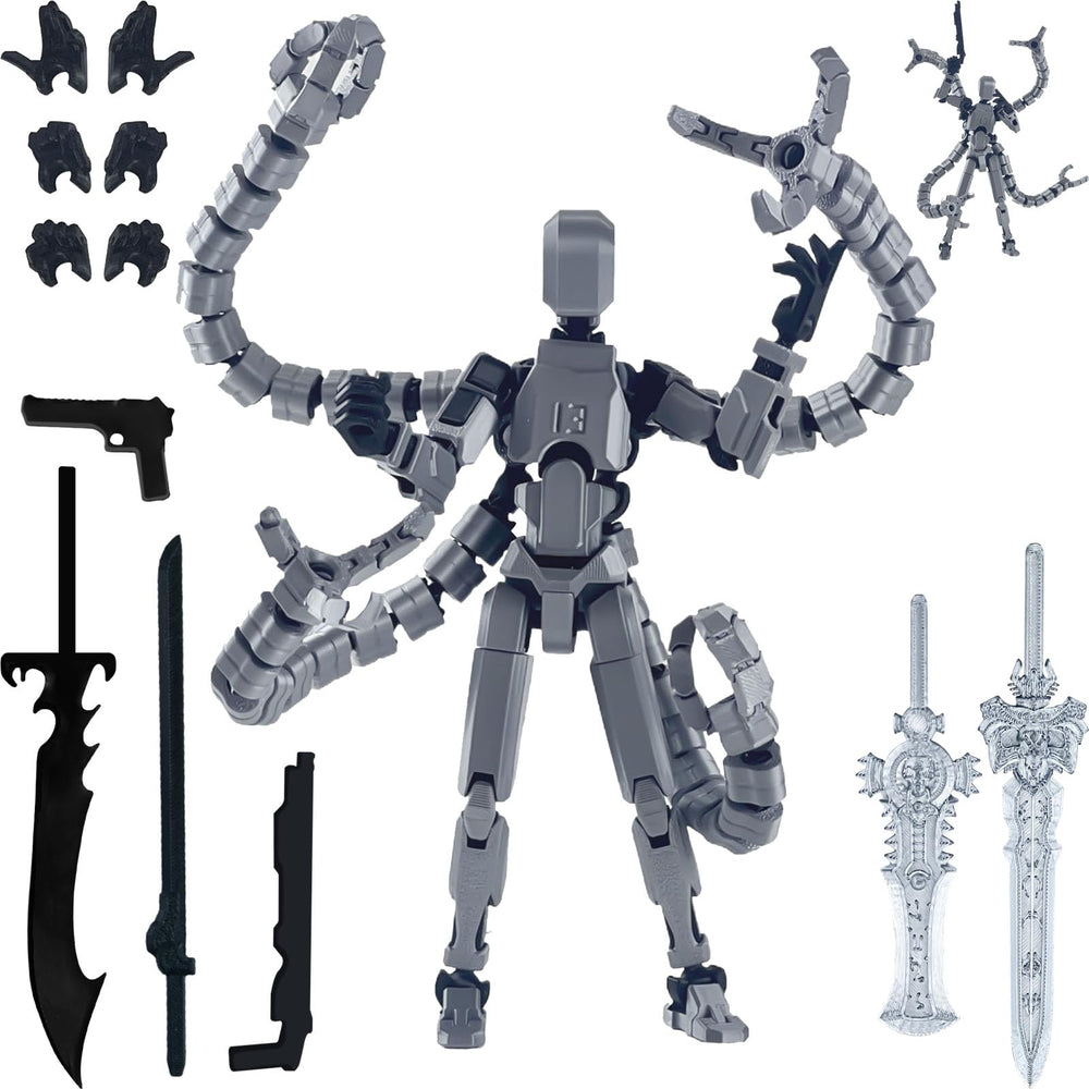 PkghoKids T13 multi-jointed figure enables expressive poses for photos.