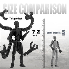 PkghoKids T13 Nova six poses setup for creative sketches and tabletop scenes.