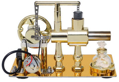 Pktiugf single-cylinder Stirling engine showcases external combustion on your desk