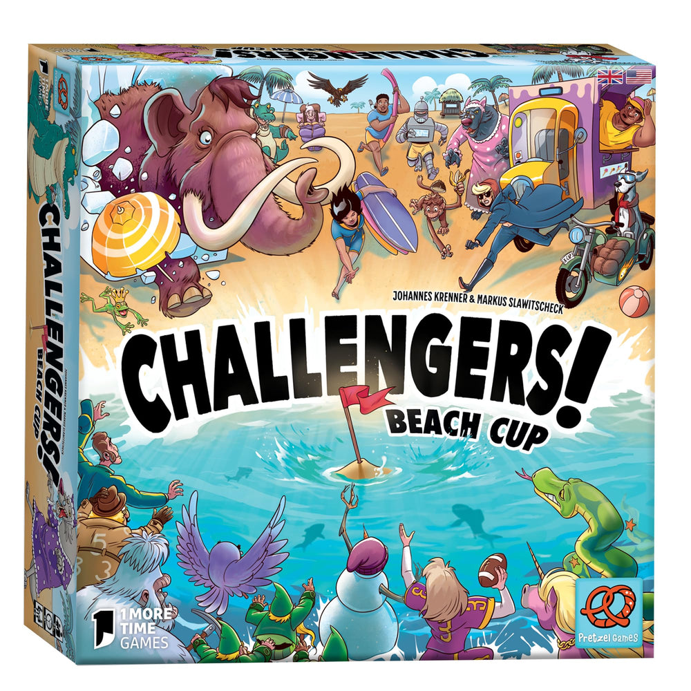 Plan B Games Challengers Beach Cup deck-building for endless combinations.