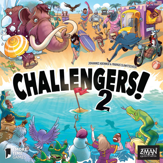Plan B Games Challengers Beach Cup standalone game box for portable tournament play.