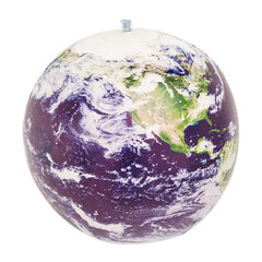 Planet Earth Gifts Earthball inflatable globe with satellite imagery showing accurate landmasses.