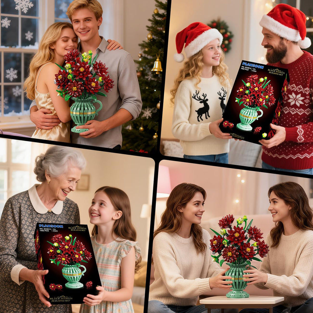 PLAXSOON Gift-ready bonsai flower set for special occasions