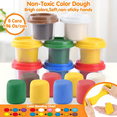 PLAY 2 in 1 Color Dough Soft Texture close-up for tactile play.