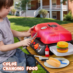 Play-Act grill slide-on stove panel expands cooking options