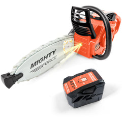 Play-Act Mighty Force chainsaw toy blade in action boosts imaginative outdoor play