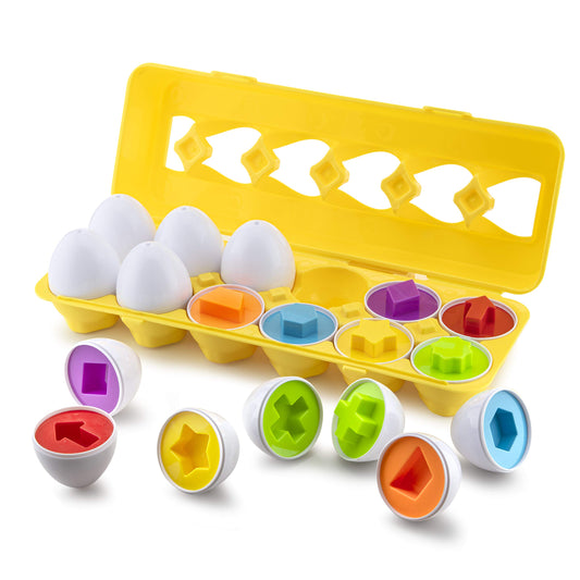 Play Brainy color eggs pack boosts early color recognition.