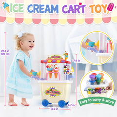 PLAY Color dough 12 cans provide versatile toppings for multi-layered ice cream creations