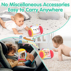 PLAY compact portable design makes tummy time fun anywhere on the go.