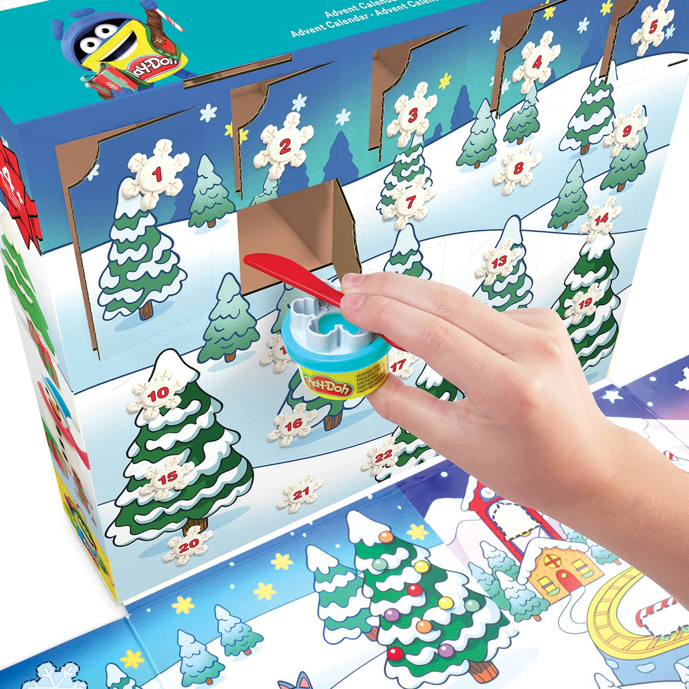 Play-Doh White Sparkle can adds shimmering accents to creations.