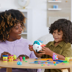 Play-Doh Airplane Explorer Set passengers figures support collaborative pretend play.