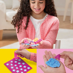 Play-Doh Barbie accessories include shoes and sunglasses for stylish looks