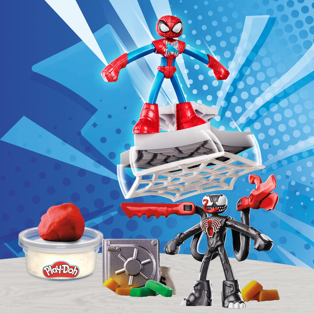 Colorful Play-Doh supply supports bold armor designs and mix-and-match details.