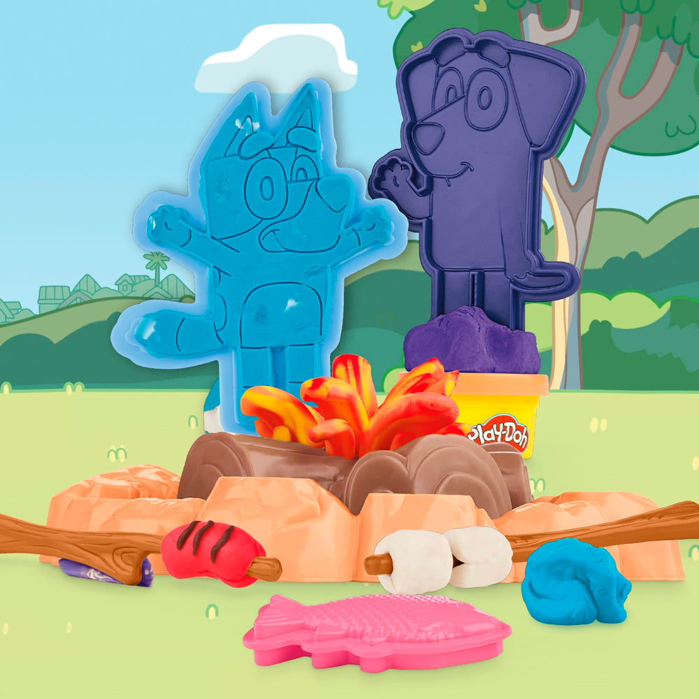 Play-Doh Bluey Goes Camping 397 g modeling compound included
