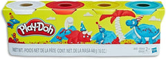 Play-Doh modeling compound closeup showing bright texture.