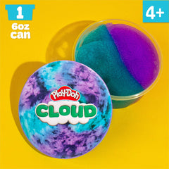Play-Doh Cloud swirl demonstrates color blending for visually engaging art.