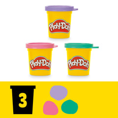 Play-Doh fold-out play space inside compact caddy