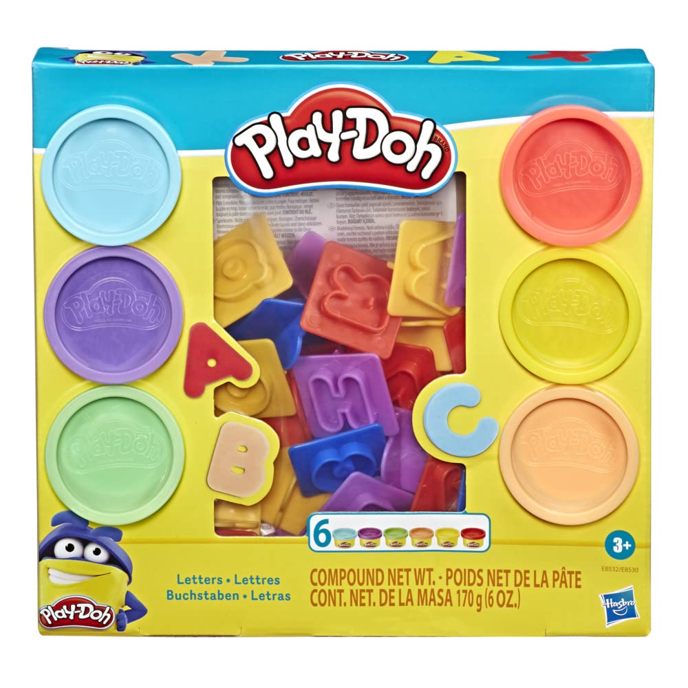 Play-Doh Fundamentals letters stampers set for ABC practice and tactile learning