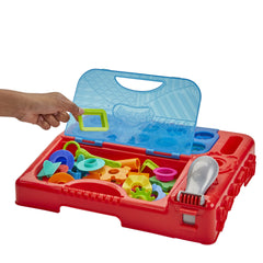 Play-Doh Grab 'n Go cans show color variety for creative experiments.