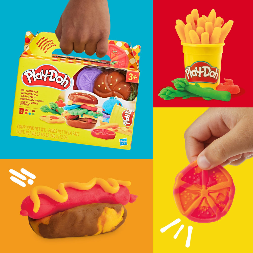 Play-Doh Grill Fun vegetable shapes spark imaginative kitchen storytelling