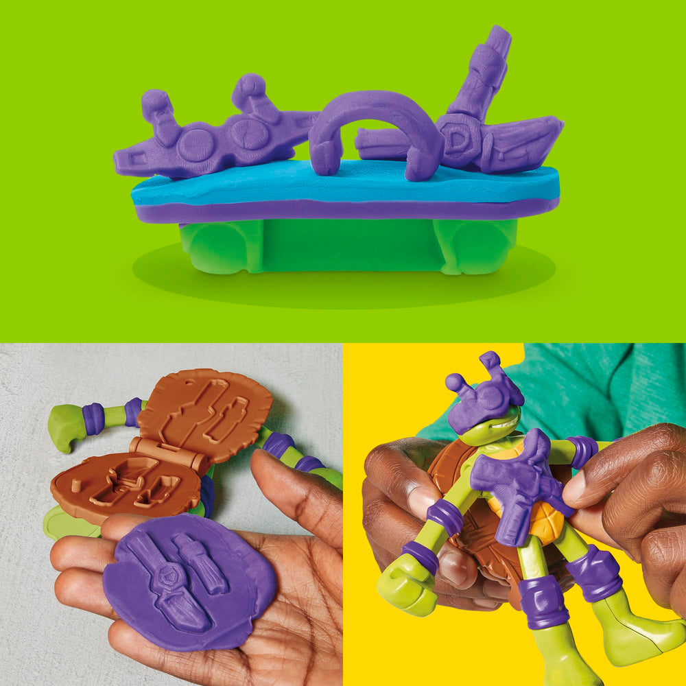 Play-Doh encourages imaginative adventures with TMNT characters.