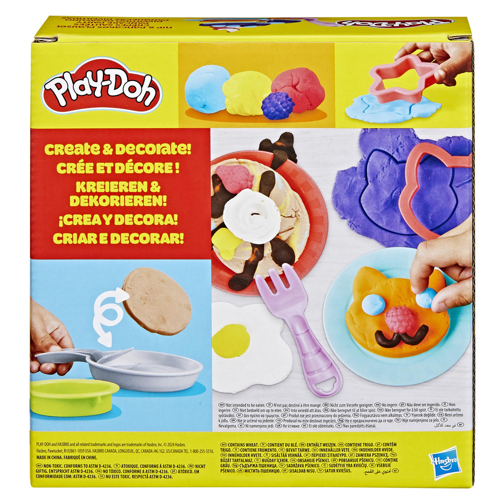 Eight color cans of Play-Doh in a multi-pack for mixing.