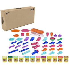 Spaghetti noodle shapes from Fun Factory for pretend dishes.