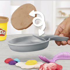 Play-Doh syrup extruder and toppings close-up for pretend flavoring.