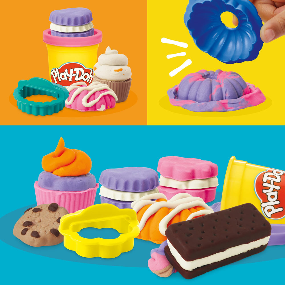 Play-Doh Little Bakery six colors deliver vibrant seasonal modeling