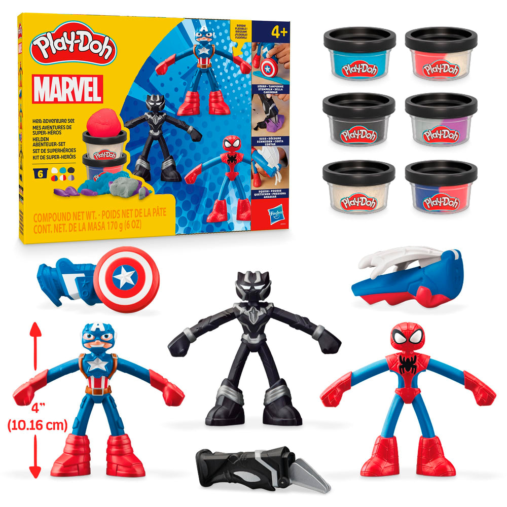 Play-Doh Marvel Hero Adventure set in full view sparks imaginative storytelling for kids