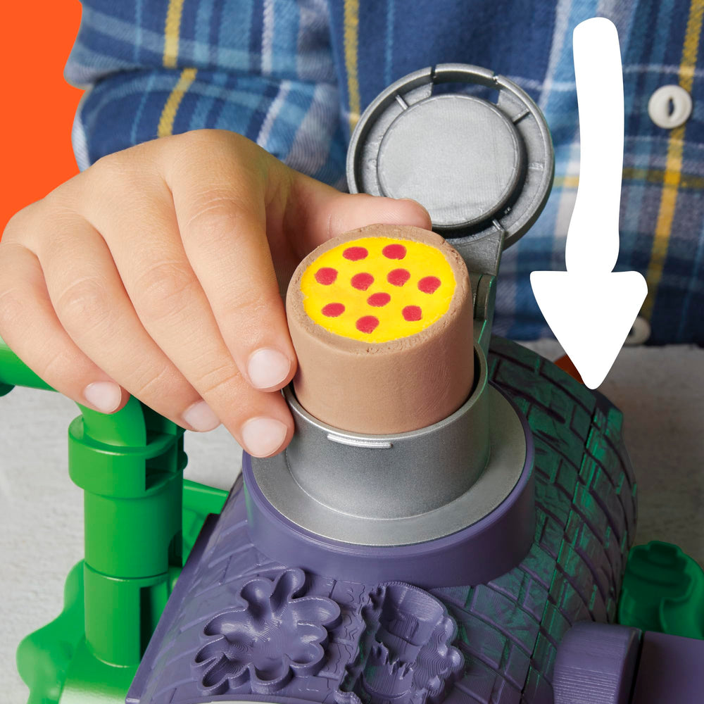 Play-Doh Mikey belt mold enables custom ninja gear details
