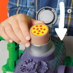 Play-Doh Mikey belt mold enables custom ninja gear details