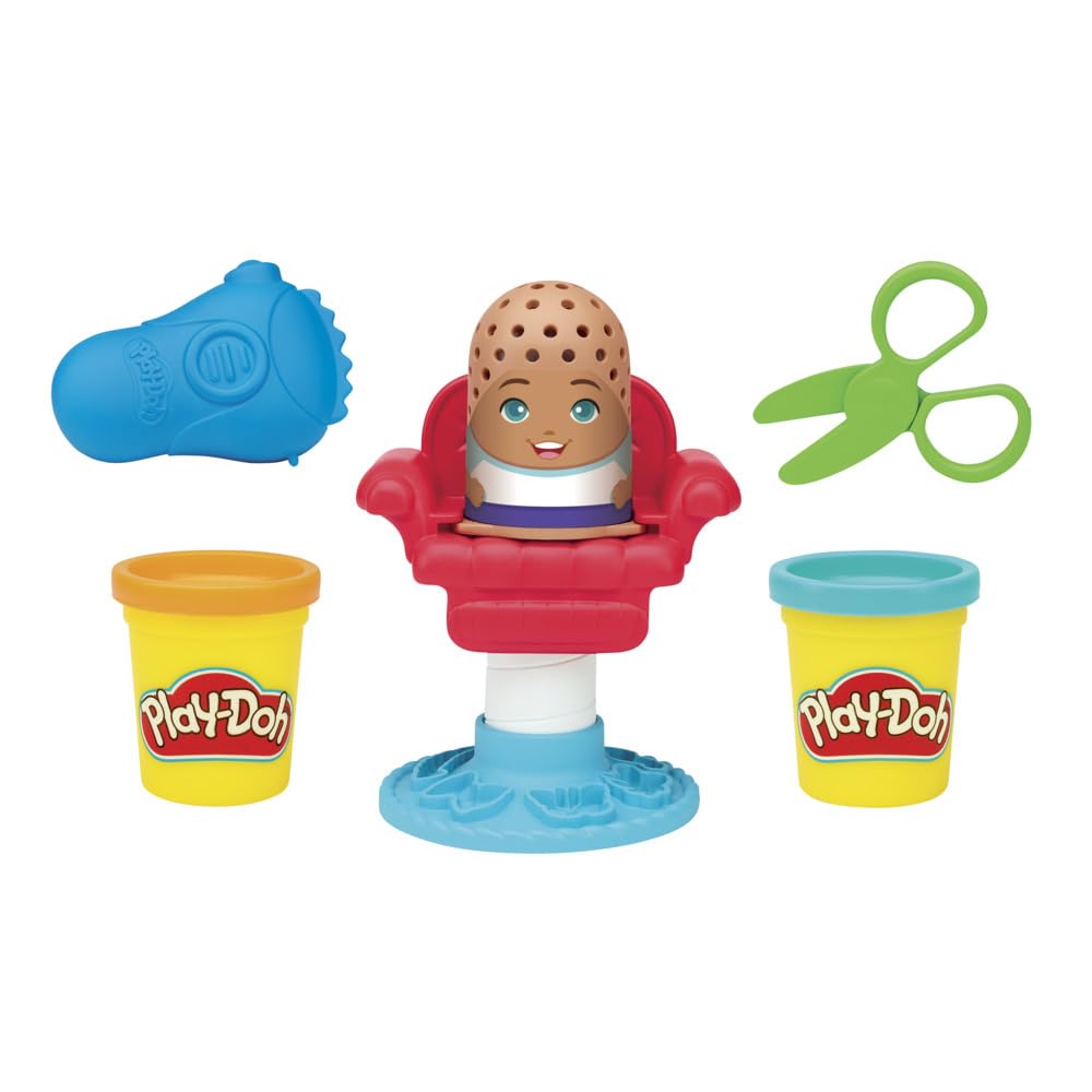 Play-Doh Mini Crazy Cuts Set character thimble for imaginative storytelling.