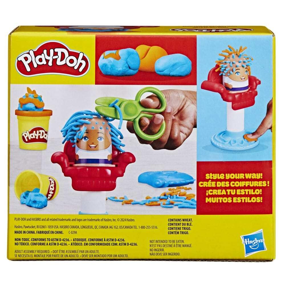Play-Doh Mini Crazy Cuts Set razor tool for safe cutting practice.