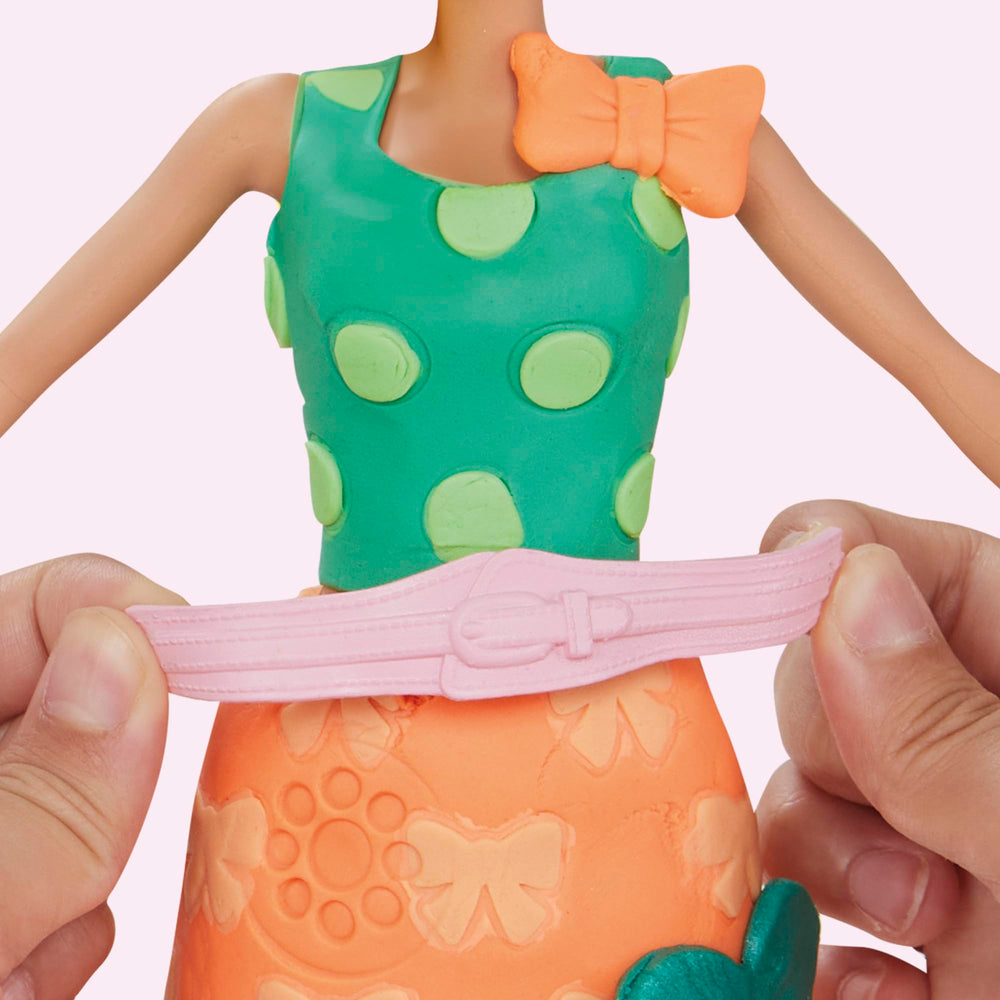 Pattern sheets display pretend fabrics for quick outfit ideas