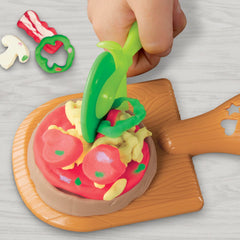 Play-Doh pizza box enables storytelling through pretend delivery