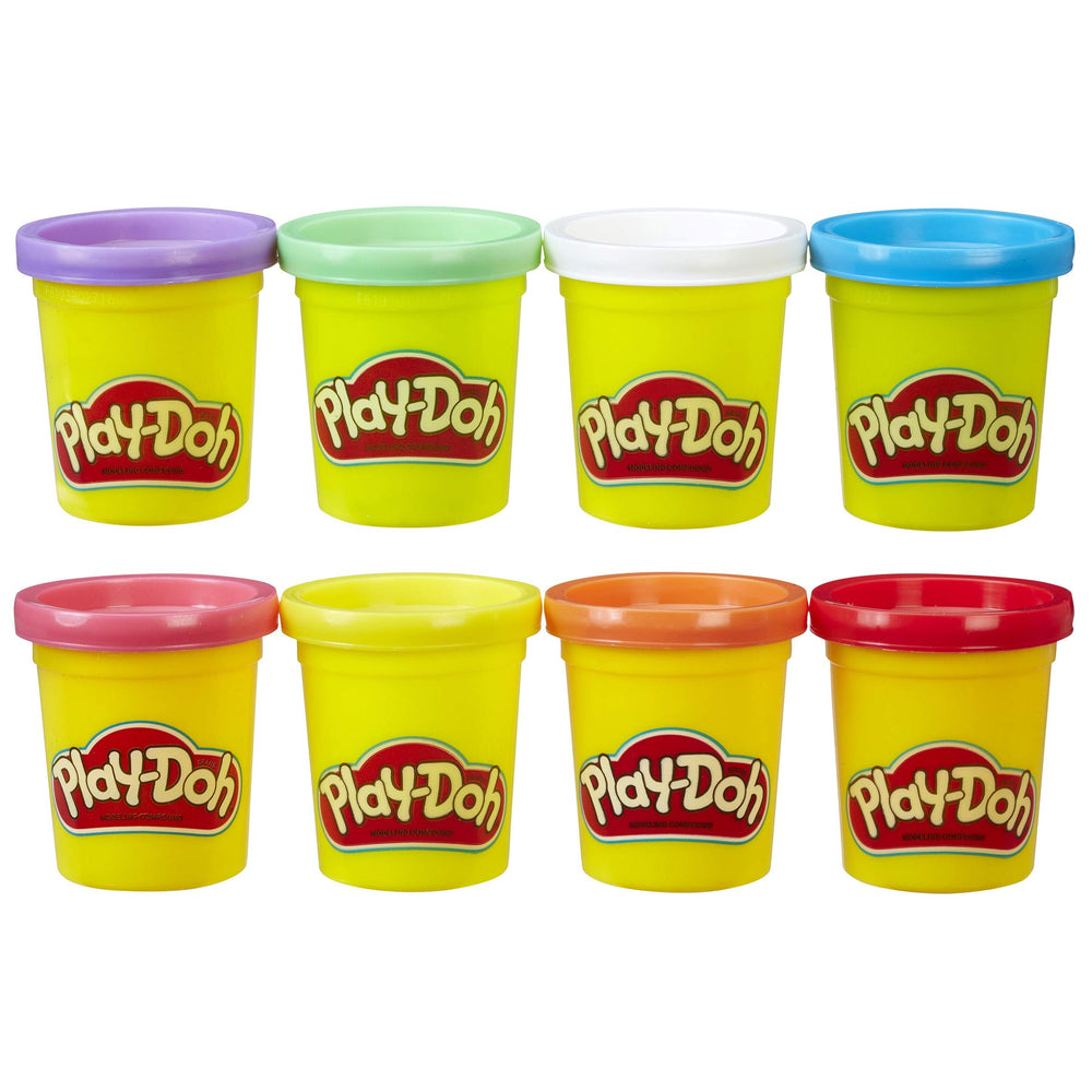 Play-Doh Rainbow Pack beginner set supports early crafting for kids.
