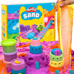 Play-Doh Sand 6-pack pink bubblegum scented can for imaginative modeling