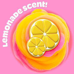 Play-Doh container with resealable lid keeps compound fresh for later play.