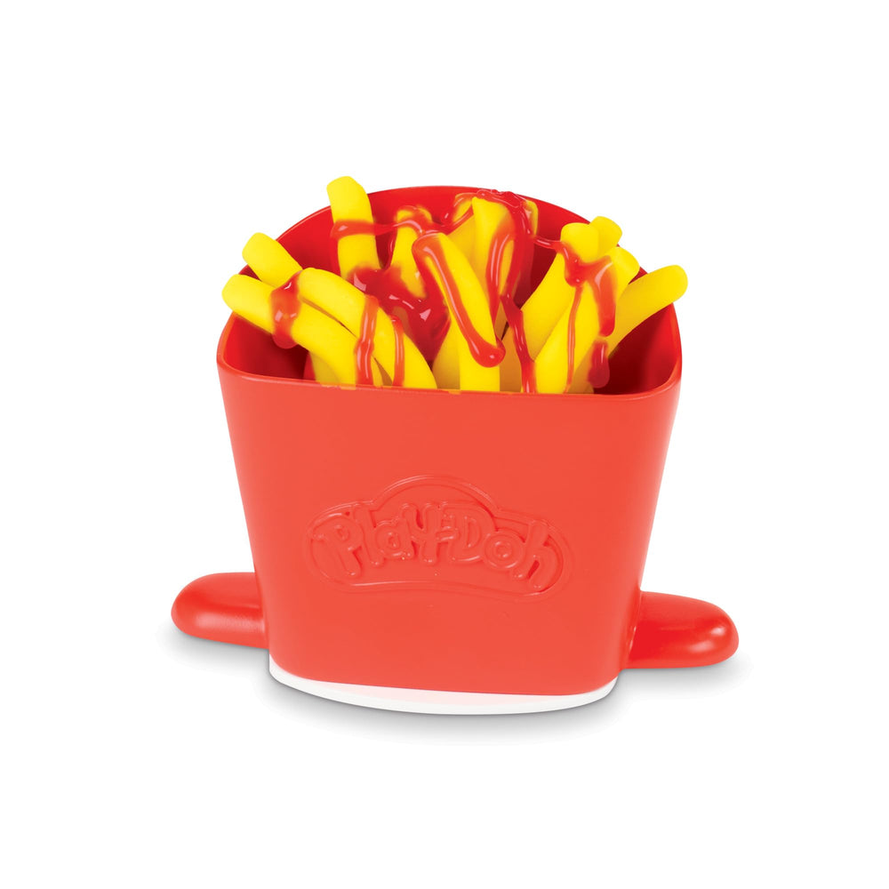 Play-Doh Spiral Fries hot dog combo promotes imaginative pretend meals