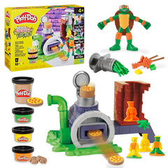 Play-Doh TMNT Slice & Blast pizza blaster image for action-packed pizza battles